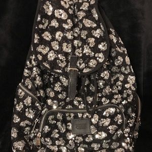Victoria Secret Leopard Print Bling Backpack